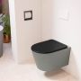 Mondiaz LAVIE wandclosetpack 36x53cm diepspoel rimless Smoke (grijs) softclose quick-release toiletzitting Urban (zwart) LAVIEsetSmoUrb - Thumbnail 1