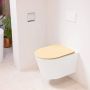 Mondiaz LAVIE wandclosetpack 36x53cm diepspoel rimless Talc (offwhite) softclose quick-release toiletzitting Sand (beige) LAVIEsetTalSan - Thumbnail 1