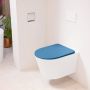 Mondiaz LAVIE wandclosetpack 36x53cm diepspoel rimless Talc (offwhite) softclose quick-release toiletzitting Jeans (blauw) LAVIEsetTalJea - Thumbnail 1