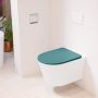 Mondiaz LAVIE wandclosetpack 36x53cm diepspoel rimless Talc (offwhite) softclose quick-release toiletzitting Smag (blauw) LAVIEsetTalSma - Thumbnail 1