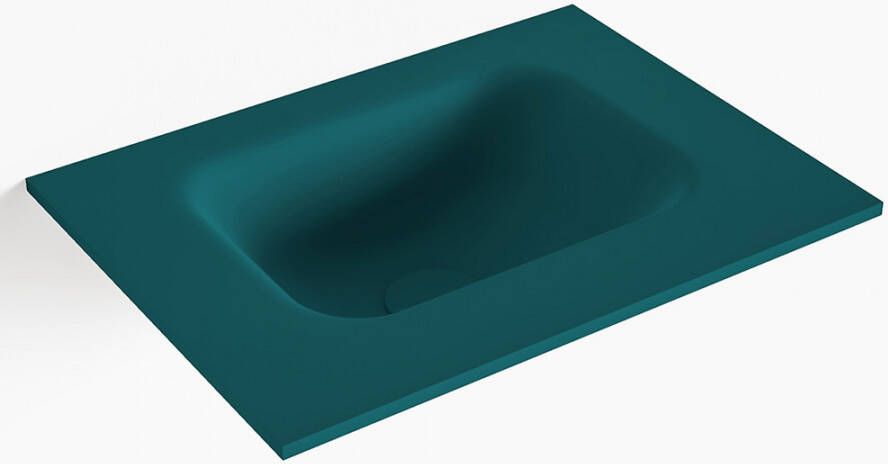 Mondiaz LEX Smag solid surface inleg wastafel voor toiletmeubel 40cm. Positie wasbak midden