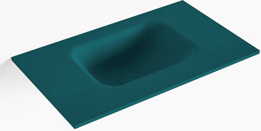 Mondiaz LEX Smag solid surface inleg wastafel voor toiletmeubel 50cm. Positie wasbak midden