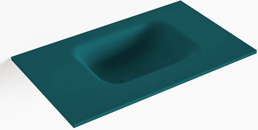Mondiaz LEX Smag solid surface inleg wastafel voor toiletmeubel 50cm. Positie wasbak rechts