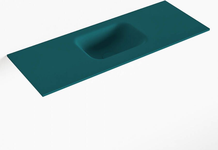 Mondiaz LEX Smag solid surface inleg wastafel voor toiletmeubel 80cm. Positie wasbak midden