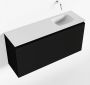 Mondiaz OLAN Toiletmeubel 100x30x40cm met 0 kraangaten 1 lades urban mat Wastafel Lex rechts Solid Surface Wit FK75342456 - Thumbnail 1