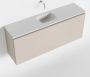 Mondiaz OLAN Toiletmeubel 120x30x40cm met 0 kraangaten 1 lades linen mat Wastafel Lex midden Solid Surface Wit FK75342632 - Thumbnail 1