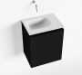 Mondiaz OLAN Toiletmeubel 40x30x40cm met 0 kraangaten 1 lades urban mat Wastafel Lex links Solid Surface Wit FK75342436 - Thumbnail 1