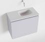 Mondiaz OLAN Toiletmeubel 60x30x40cm met 0 kraangaten 1 lades cale mat Wastafel Lex rechts Solid Surface Wit FK75342647 - Thumbnail 1