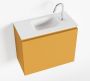 Mondiaz OLAN Toiletmeubel 60x30x40cm met 1 kraangaten 1 lades ocher mat Wastafel Lex midden Solid Surface Wit FK75342555 - Thumbnail 1