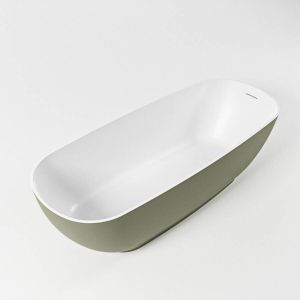 Mondiaz ROCK vrijstaand bad 170x70cm kleur Army binnenbad talc BK75341062