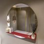 Mondiaz SPOT Badkamerspiegel rond 100cm spiegelplanchet kleur Fire SPOTPLNCHT100FIR - Thumbnail 1