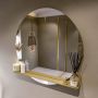 Mondiaz SPOT Badkamerspiegel rond 100cm spiegelplanchet kleur Oro SPOTPLNCHT100ORO - Thumbnail 1