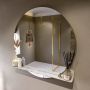 Mondiaz SPOT Badkamerspiegel rond 110cm spiegelplanchet kleur Glace SPOTPLNCHT110GLA - Thumbnail 1