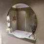 Mondiaz SPOT Badkamerspiegel rond 110cm spiegelplanchet kleur Greey SPOTPLNCHT110GRE - Thumbnail 1