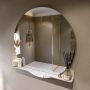Mondiaz SPOT Badkamerspiegel rond 110cm spiegelplanchet kleur Opalo SPOTPLNCHT110OPA - Thumbnail 1