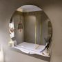 Mondiaz SPOT Badkamerspiegel rond 120cm spiegelplanchet kleur Cale SPOTPLNCHT120CAL - Thumbnail 1