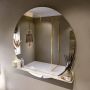 Mondiaz SPOT Badkamerspiegel rond 120cm spiegelplanchet kleur Frappe SPOTPLNCHT120FRA - Thumbnail 1