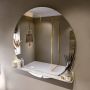 Mondiaz SPOT Badkamerspiegel rond 120cm spiegelplanchet kleur Glace SPOTPLNCHT120GLA - Thumbnail 1