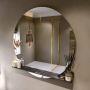 Mondiaz SPOT Badkamerspiegel rond 120cm spiegelplanchet kleur Lava SPOTPLNCHT120LAV - Thumbnail 1