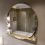 Mondiaz SPOT Badkamerspiegel rond 120cm spiegelplanchet kleur Oro SPOTPLNCHT120ORO - Thumbnail 1