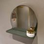 Mondiaz SPOT Badkamerspiegel rond 30cm spiegelplanchet kleur Army SPOTPLNCHT30ARM - Thumbnail 1