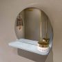 Mondiaz SPOT Badkamerspiegel rond 30cm spiegelplanchet kleur Clay SPOTPLNCHT30CLA - Thumbnail 1