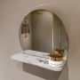 Mondiaz SPOT Badkamerspiegel rond 30cm spiegelplanchet kleur Glace SPOTPLNCHT30GLA - Thumbnail 1