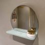 Mondiaz SPOT Badkamerspiegel rond 30cm spiegelplanchet kleur Greey SPOTPLNCHT30GRE - Thumbnail 1