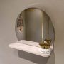 Mondiaz SPOT Badkamerspiegel rond 30cm spiegelplanchet kleur Rosee SPOTPLNCHT30ROS - Thumbnail 1