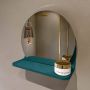 Mondiaz SPOT Badkamerspiegel rond 30cm spiegelplanchet kleur Smag SPOTPLNCHT30SMA - Thumbnail 1