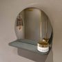 Mondiaz SPOT Badkamerspiegel rond 30cm spiegelplanchet kleur Smoke SPOTPLNCHT30SMO - Thumbnail 1