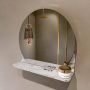 Mondiaz SPOT Badkamerspiegel rond 40cm spiegelplanchet kleur Glace SPOTPLNCHT40GLA - Thumbnail 1