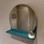 Mondiaz SPOT Badkamerspiegel rond 40cm spiegelplanchet kleur Smag SPOTPLNCHT40SMA - Thumbnail 1