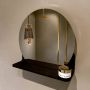 Mondiaz SPOT Badkamerspiegel rond 40cm spiegelplanchet kleur Urban SPOTPLNCHT40URB - Thumbnail 1