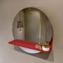 Mondiaz SPOT Badkamerspiegel rond 50cm spiegelplanchet kleur Fire SPOTPLNCHT50FIR - Thumbnail 1