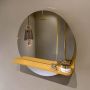 Mondiaz SPOT Badkamerspiegel rond 50cm spiegelplanchet kleur Ocher SPOTPLNCHT50OCH - Thumbnail 1
