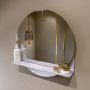 Mondiaz SPOT Badkamerspiegel rond 60cm spiegelplanchet kleur Cale SPOTPLNCHT60CAL - Thumbnail 1
