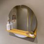Mondiaz SPOT Badkamerspiegel rond 60cm spiegelplanchet kleur Ocher SPOTPLNCHT60OCH - Thumbnail 1