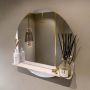 Mondiaz SPOT Badkamerspiegel rond 70cm spiegelplanchet kleur Rosee SPOTPLNCHT70ROS - Thumbnail 1