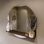 Mondiaz SPOT Badkamerspiegel rond 70cm spiegelplanchet kleur Rust SPOTPLNCHT70RUS - Thumbnail 1