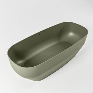 Mondiaz stone vrijstaand bad solid surface 170x75cm kleur Army
