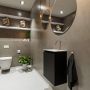 Mondiaz TURE Fonteinset 40x23x50cm 0 kraangaten 1 deur urban mat Wasbak rechts Solid Surface Wit FK75341036 - Thumbnail 1