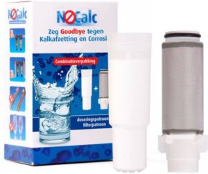 NoCalc Combinatieverpakking voor prefilterplus wateronthardersysteem(doseringspatroon en filterpatroon)voor combinatie met elektronische sensor NC42000S