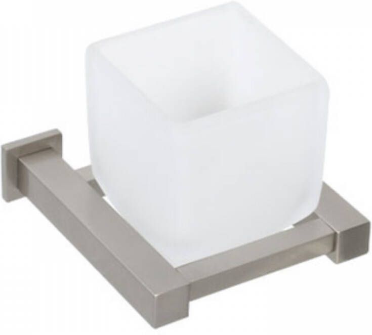 Plieger Bekerhouder Cube Matglas Inox