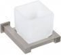 Plieger Cube bekerhouder matglas inox 4784187 - Thumbnail 1