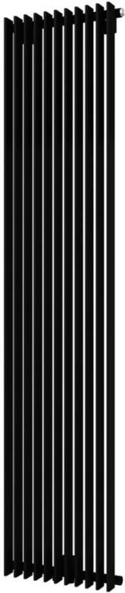 Plieger Antika designradiator verticaal middenaansluiting 1800x400mm 1215W antraciet metallic 7252785