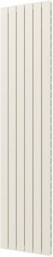 Plieger Cavallino Retto designradiator verticaal dubbel middenaansluiting 2000x450mm 1287W wit structuur 7255357