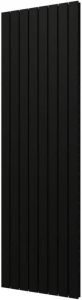 Plieger Cavallino Retto designradiator verticaal dubbel middenaansluiting 2000x602mm 1716W mat zwart 7250315