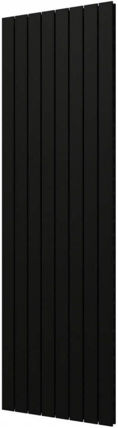 Plieger Cavallino Retto designradiator verticaal dubbel middenaansluiting 2000x602mm 1716W zwart 7255380