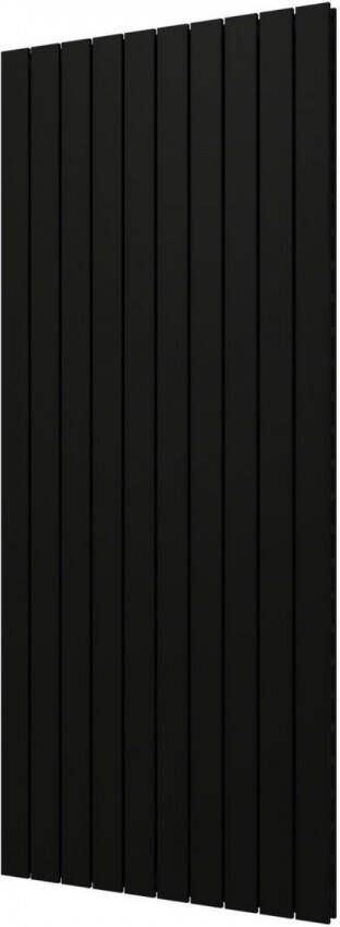 Plieger Cavallino Retto designradiator verticaal dubbel middenaansluiting 1800x754mm 1936W mat zwart 7250316